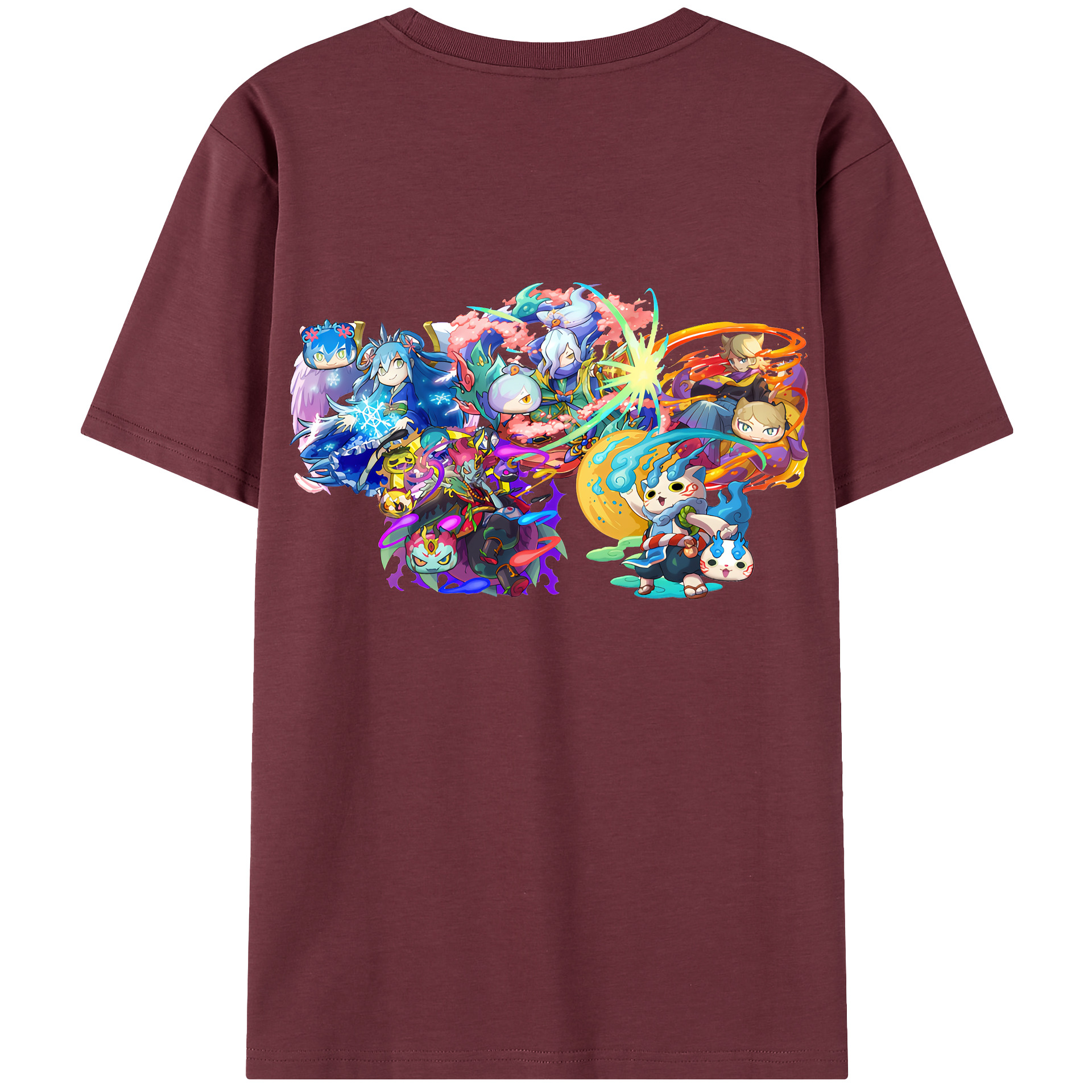 （画像用） 妖怪ウォッチ Yo-kai Watch 綿100％半袖Tシャツ（背面プリント）